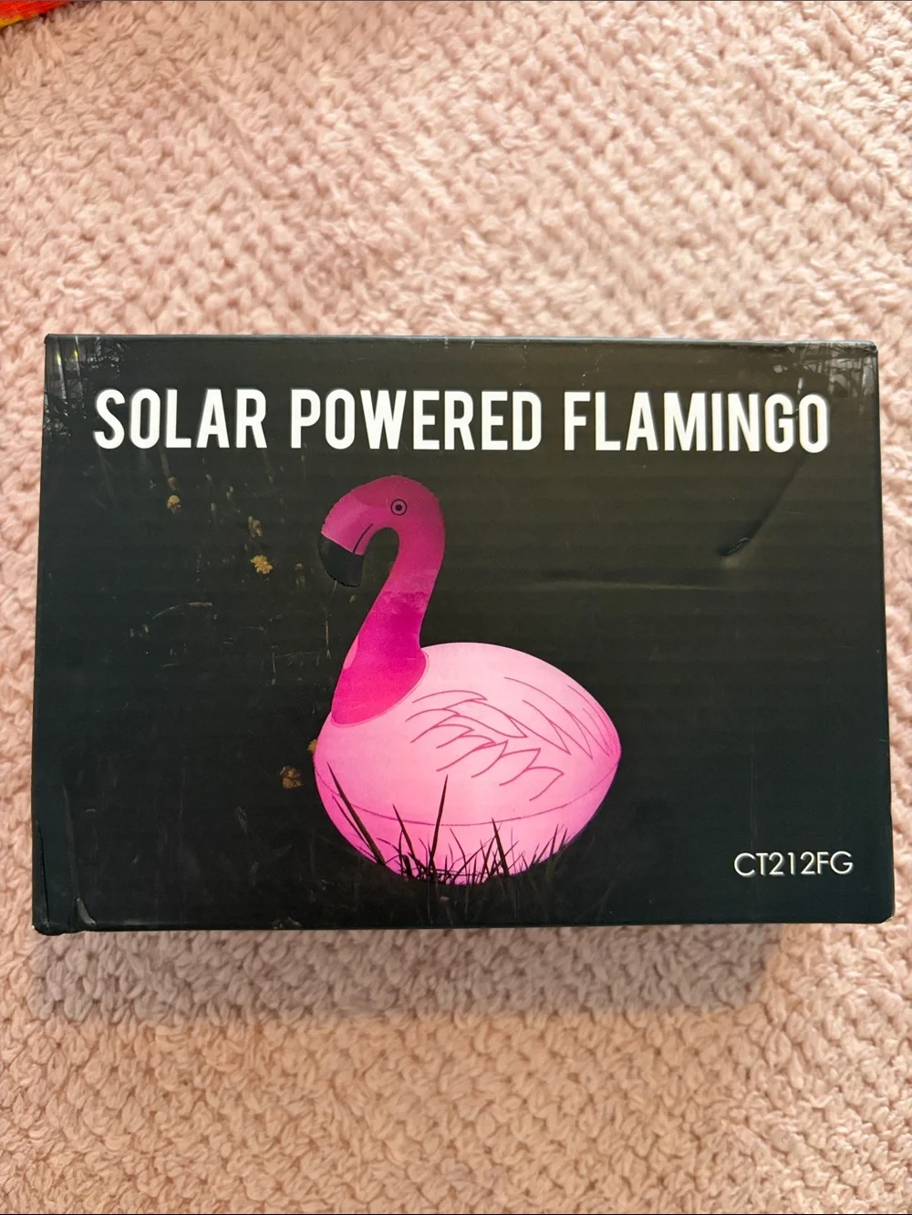 Solar-Powered NEW Flamingo Pool Light - Pink